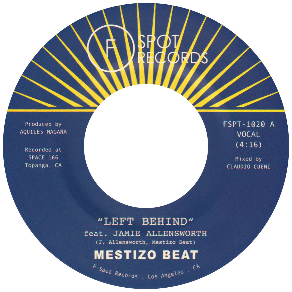 MESTIZO BEAT - Left Behind b/w I Want You – F-Spot Records